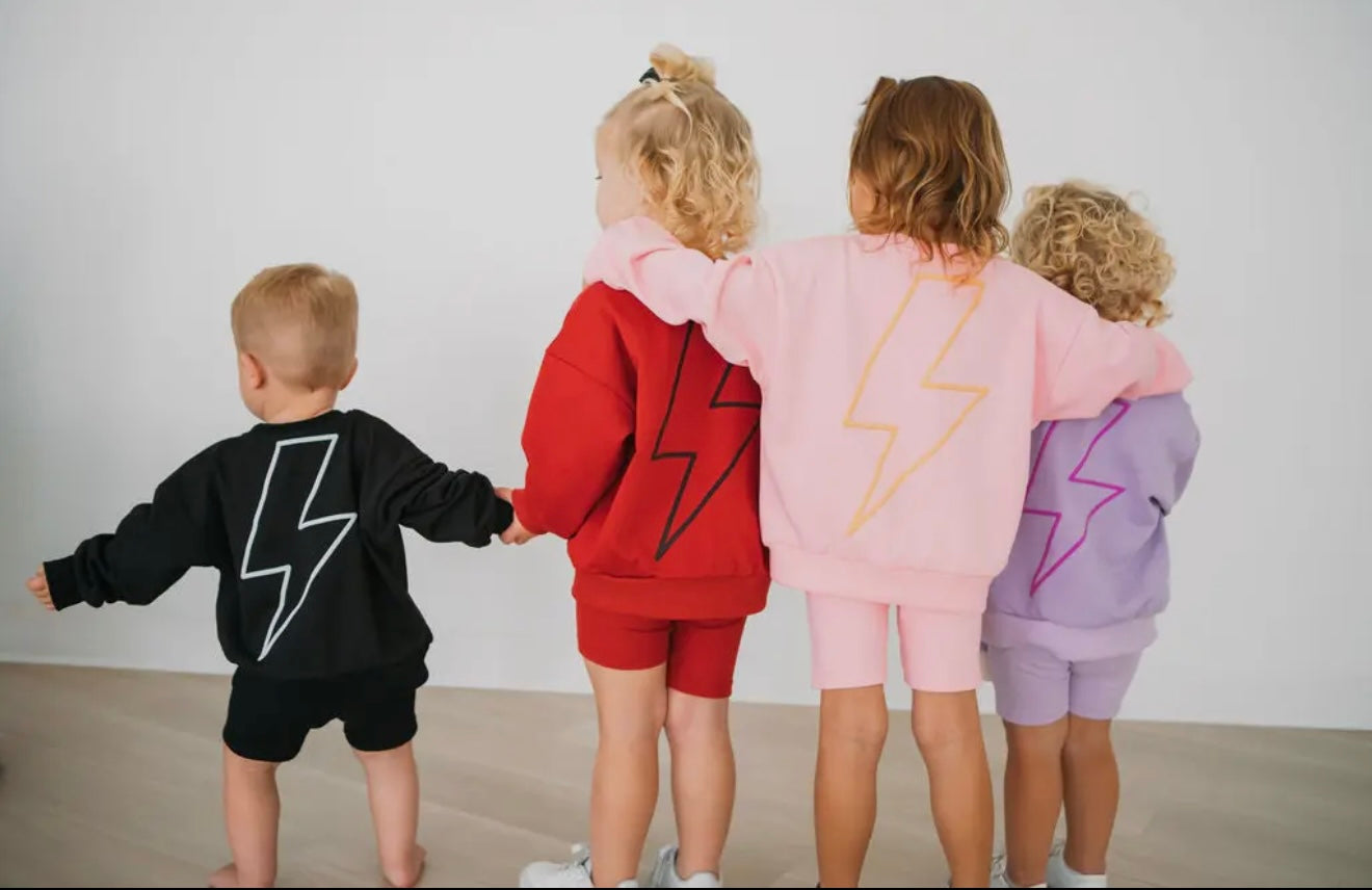 Red Lightening Bolt Set