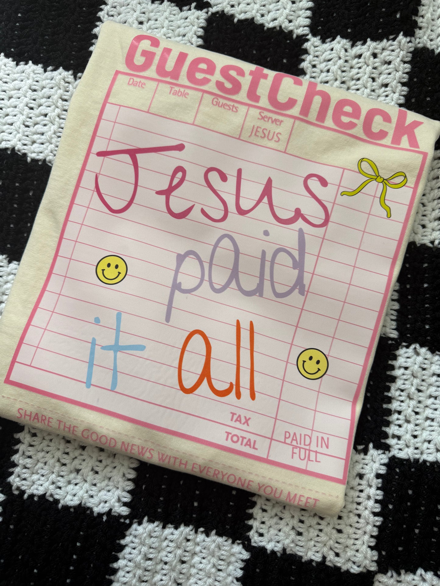 Jesus Paid it all CC Tee
