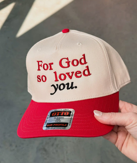 For god embroidered trucker pre-order