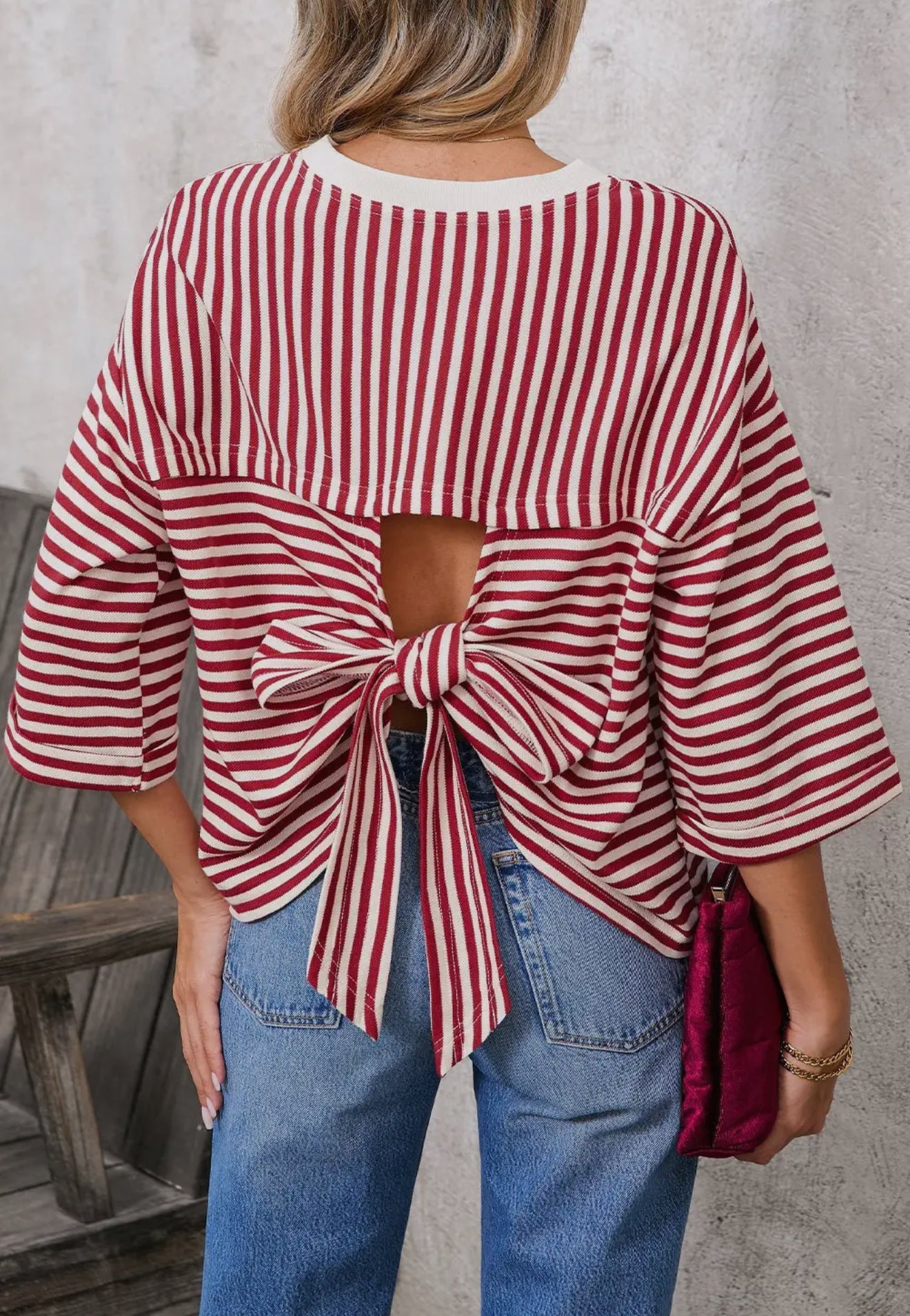 Stripped Bow top pre-order
