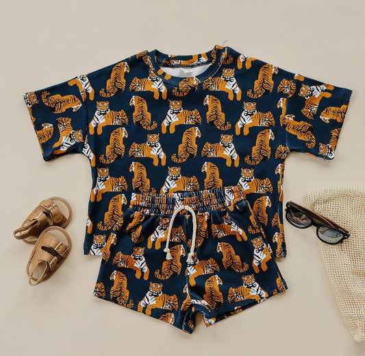 Oversized Tigers shorts set pre-order