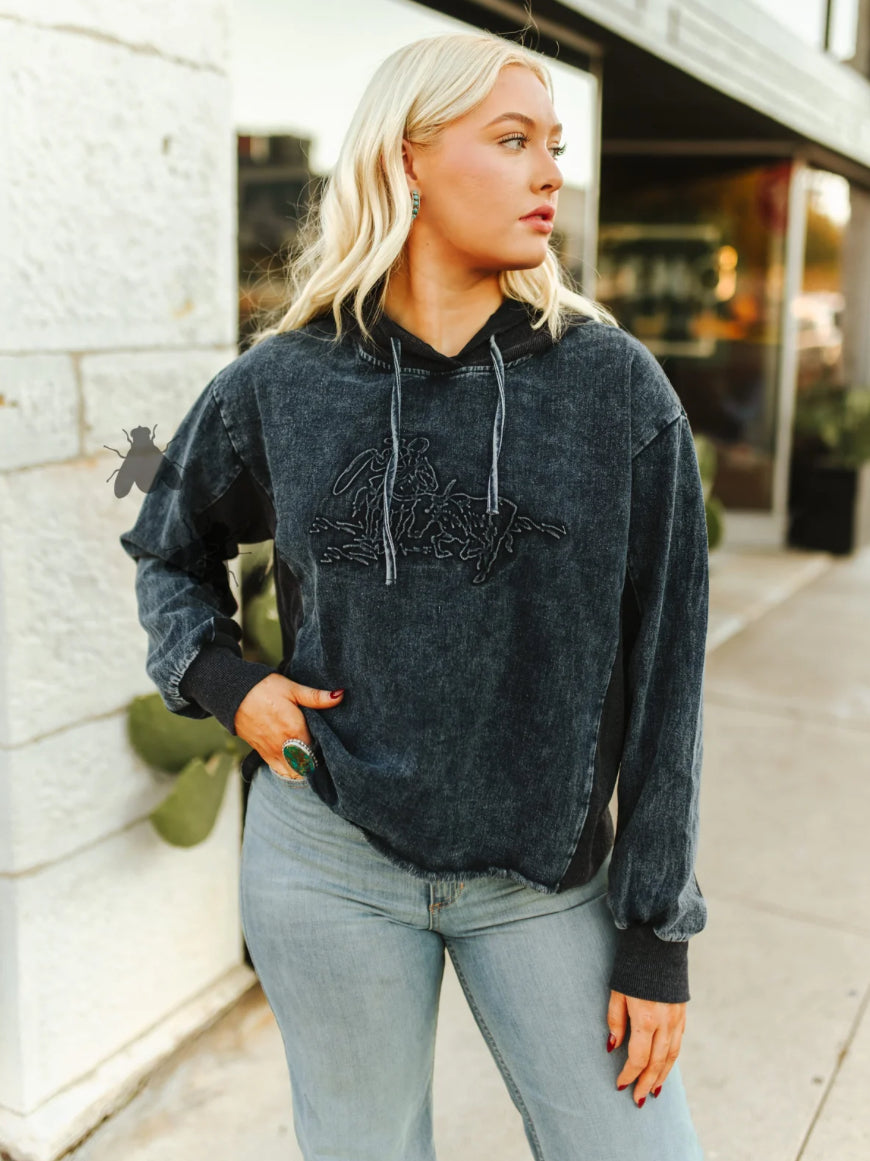 Urban denim hoodie pre-order